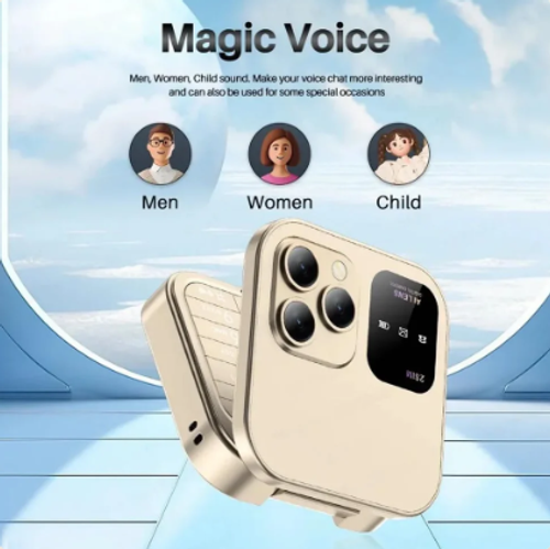 2024 New Mini Flip Cell Phone 2 SIM Card Small Display Foldable Mobile Phone