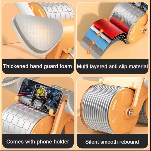 🏋️‍♂️Automatic Ab Roller System, Get Perfect Abs. (Hot Sale Upto 50% Off)