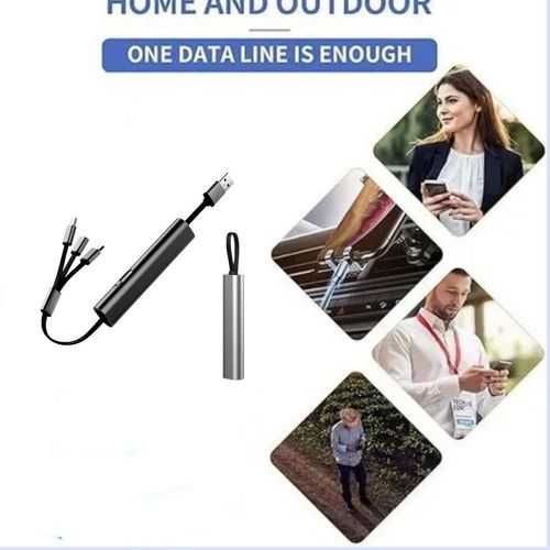 🔥Superdeal! 49% Discount! 📲 3-in-1 Fast Charging Cable – USB for All Devices