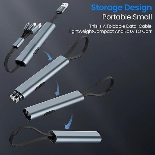 🔥Superdeal! 49% Discount! 📲 3-in-1 Fast Charging Cable – USB for All Devices