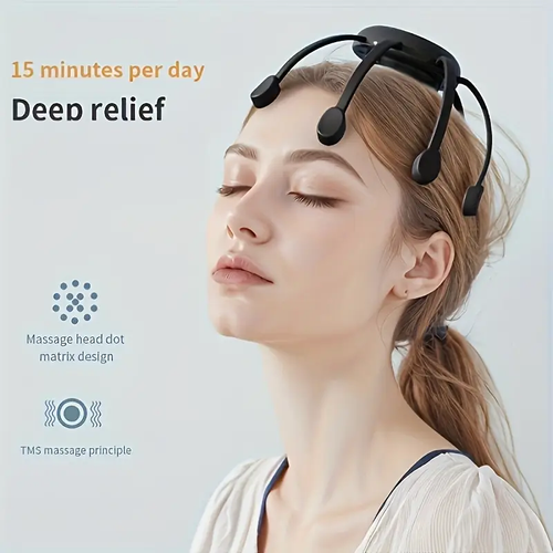 1pc 8-Finger Head Massager