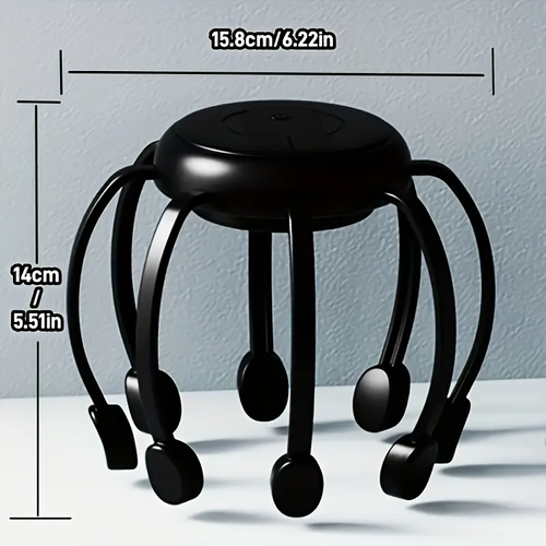 1pc 8-Finger Head Massager