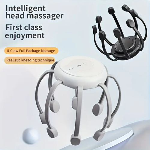 1pc 8-Finger Head Massager