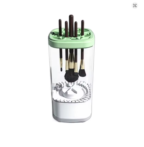 Update Electric Makeup Brush Cleaner Automatic 3 In 1 Cosmetic Brush Washing Drying Tools Type C-Charging Make Up Brush Cleaner
