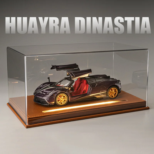 1:24 Pagani sports car alloy car model with sound and light pull back steering metal car model