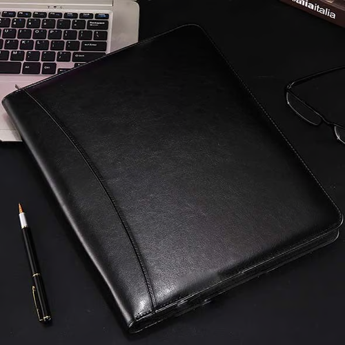Multifunctional Business Zipper Folder with 12-digits Calculator