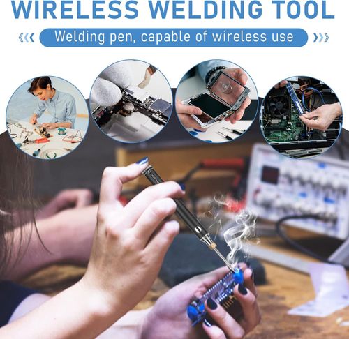 🔥The Ultimate Cordless Soldering Iron - Portable, Fast Heating, Precision Performance!