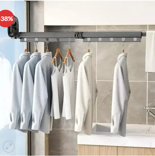 Hemerch Retractable Clothes Drying Rack
