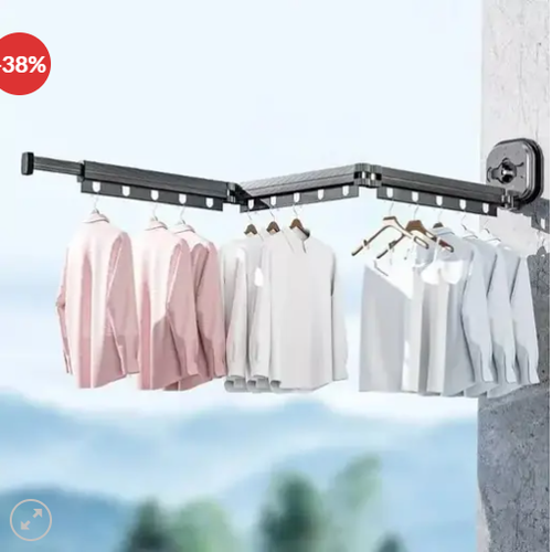 Hemerch Retractable Clothes Drying Rack