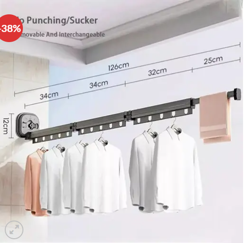 Hemerch Retractable Clothes Drying Rack