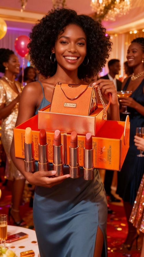 👨‍👩‍👧‍👦5-Color Luxury Bag Lipstick Set🔥💯