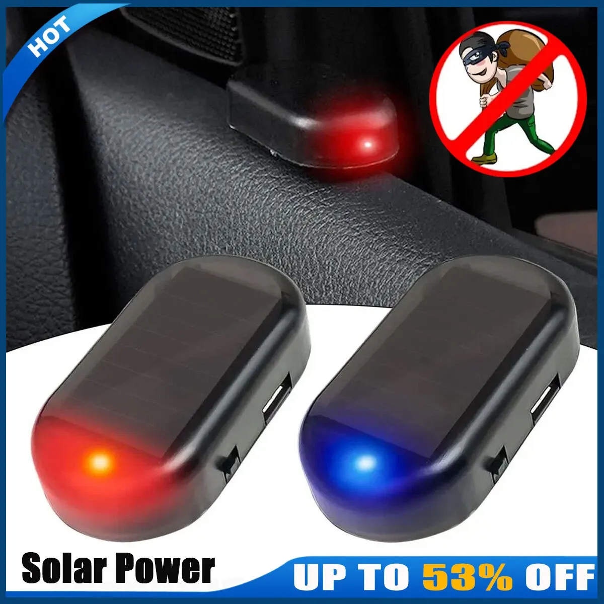 🔥BUY 1 GET 3 FREE🔥Car Solar Power Simulated Dummy Alarm