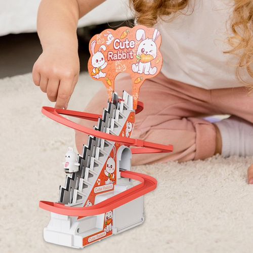 🎉🐰 Automatic Rabbit Stair-Climbing Toy (Lights + Sound)🎊🎉 85 sales
