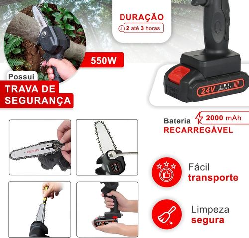 👨‍🔧👍Mini cordless electric chainsaw