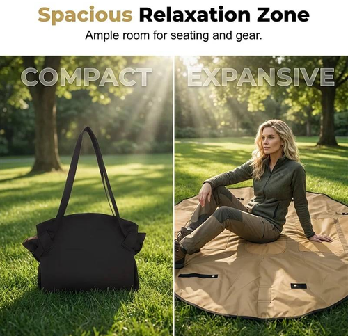 🔥2-in-1 Convertible Picnic Mat Tote Bag