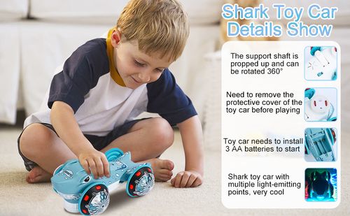 360° Rotating Shark Robot Toy🚗