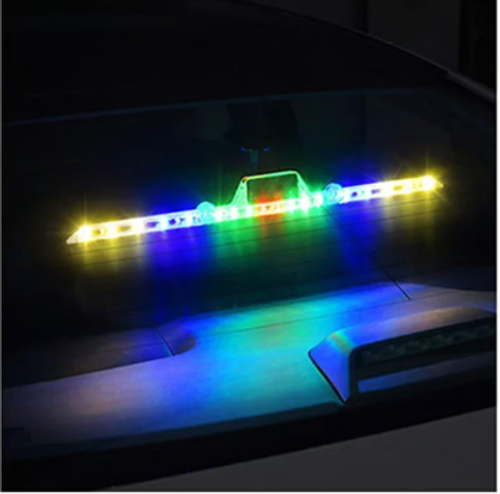 👨‍👩‍👧‍👦🌀Foldable Solar Powered 🚗Triangular Warning Light👇