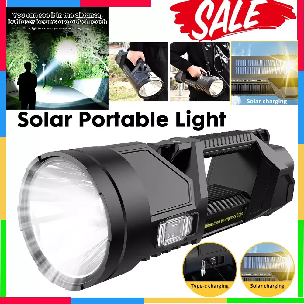 🔥🔦New Waterproof Spot Lights Handheld Large searchlight