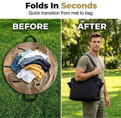 🔥2-in-1 Convertible Picnic Mat Tote Bag