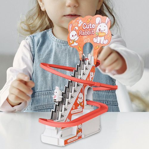 🎉🐰 Automatic Rabbit Stair-Climbing Toy (Lights + Sound)🎊🎉 85 sales