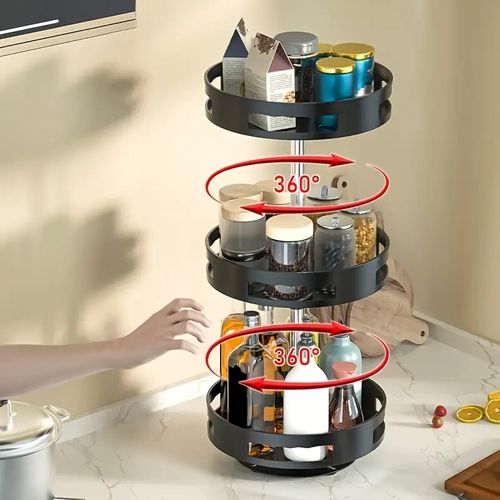 360° Rotating Kitchen Organizer