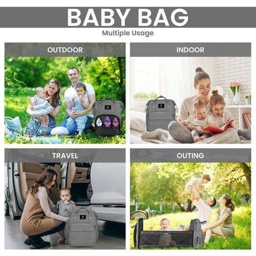 🔥Diaper Bag Backpack with Changing Station💥