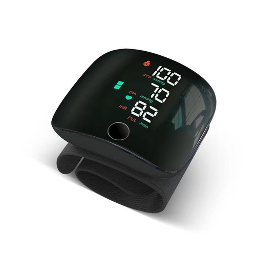 Rechargeable Wrist Blood Pressure Monitor Voice Smart Touch LED Screen Digital Automatic Blood Pressure Monitor BP Pulse Sphygmomanomet
