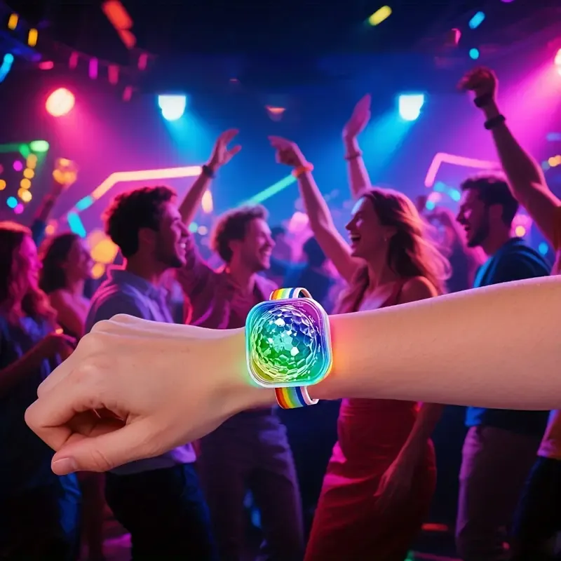 Glow On the Go: Your Wrist, the Party Starter