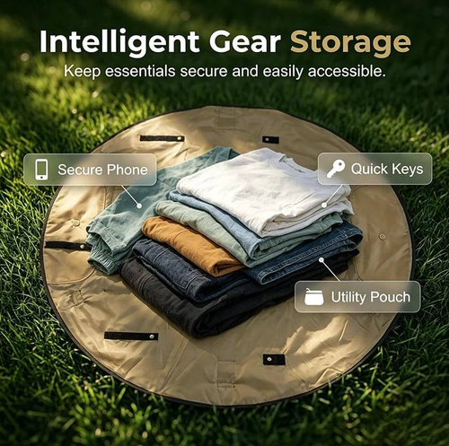 🔥2-in-1 Convertible Picnic Mat Tote Bag