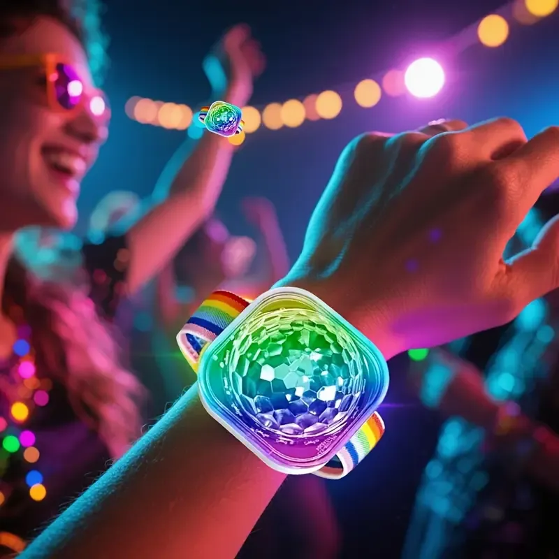 Glow On the Go: Your Wrist, the Party Starter