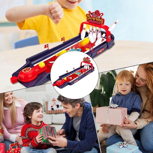 Fun decorative tabletop bowling game