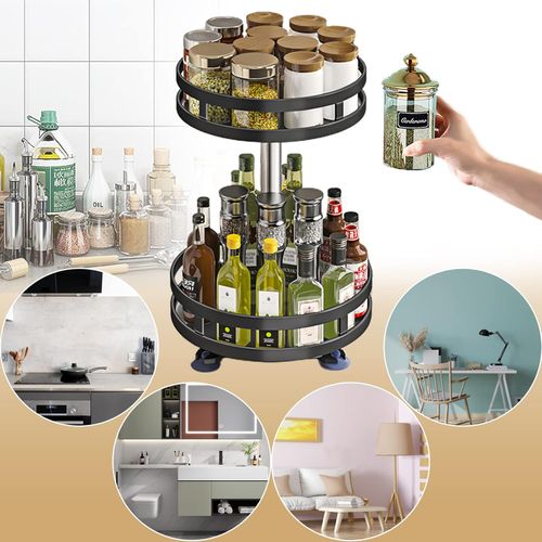 360° Rotating Kitchen Organizer