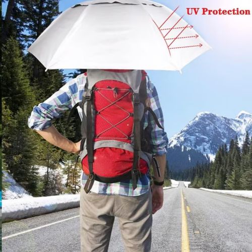 🔥LAST DAY50% OFF☂️Head Umbrella Hat-Compact Folding Hands Free Hat Umbrella