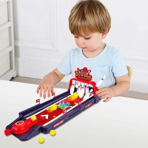 Fun decorative tabletop bowling game