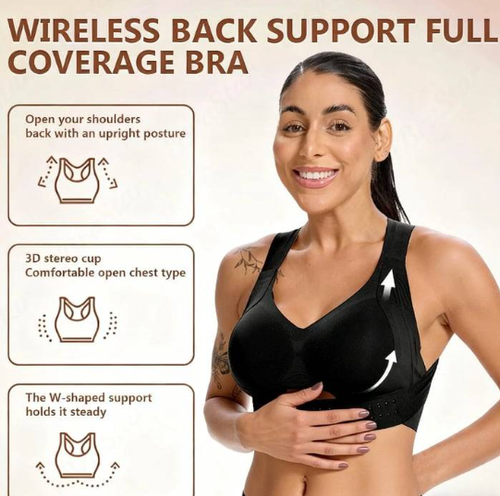 😍Soft Wireless Training Bra 🧘‍♀️ | Breathable Moulded Cups for Daily & Gym ❤️