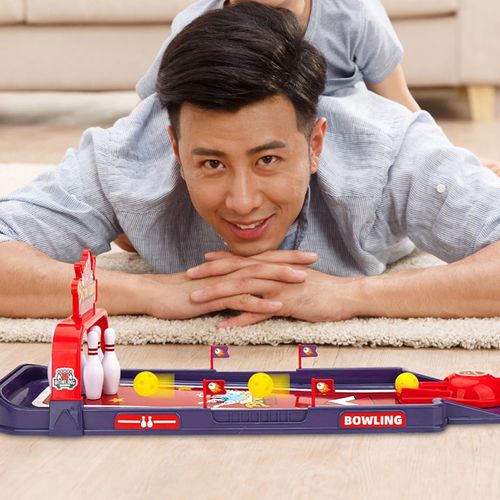 Fun decorative tabletop bowling game