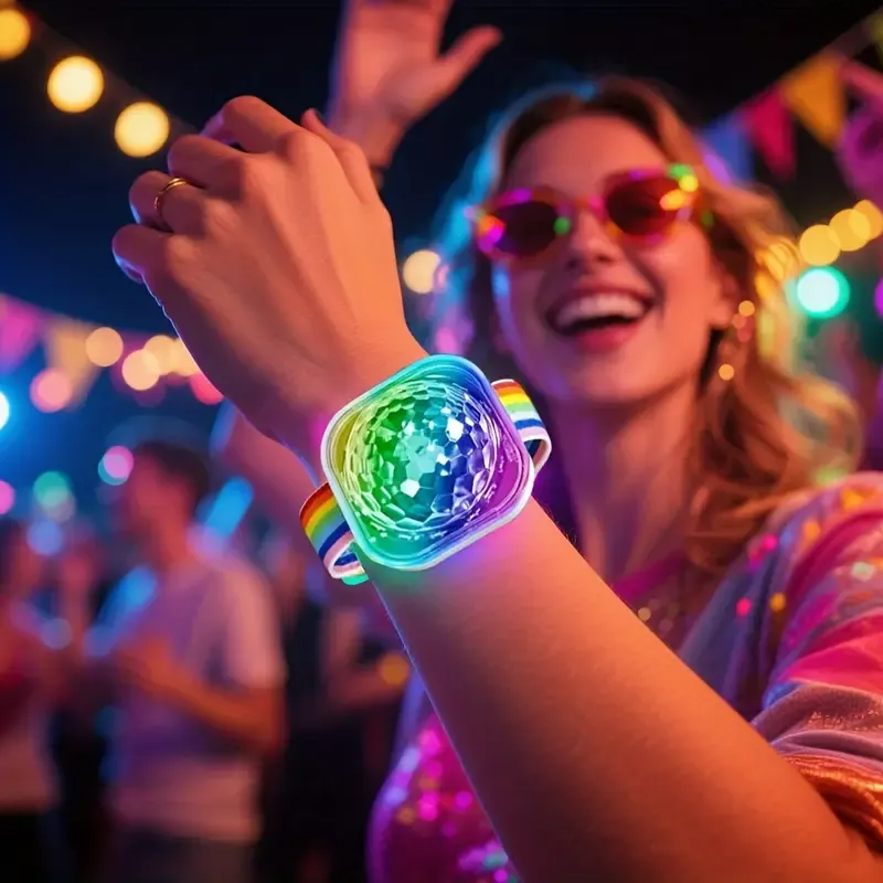 Glow On the Go: Your Wrist, the Party Starter