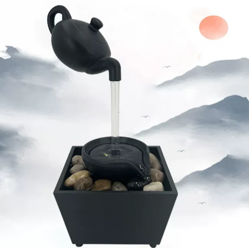 ⏰Floating Illusion Teapot Water Fountain Decor