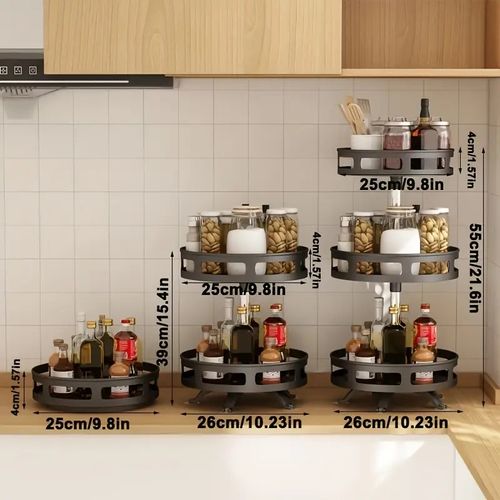 360° Rotating Kitchen Organizer