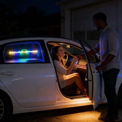👨‍👩‍👧‍👦🌀Foldable Solar Powered 🚗Triangular Warning Light👇