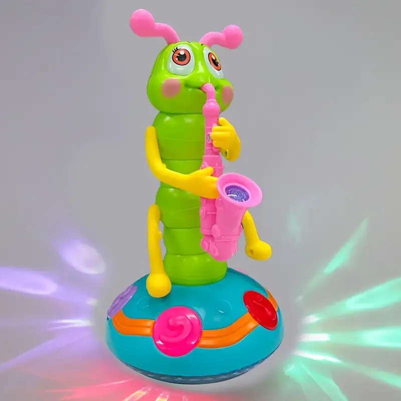 Interactive Twisty Worm Saxophone Toy