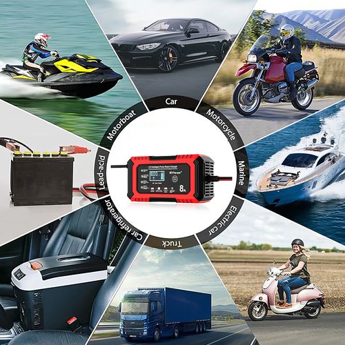 🔥Free delivery throughout the store🔥🛵🔋Smart battery charger for car and motorcycle