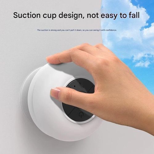 Large Suction Cup Waterproof Bluetooth Speaker with LED Lights, IPX4 Waterproof, Suitable for Bathrooms and Other Scenarios, Allowing You to Listen to Music and Dance While Taking a Shower, Portable and Equipped with a Strong Suction Cup for Easy Fixing