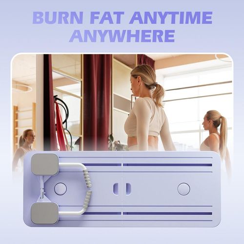 Foldable Core and Leg Workout Machine 24 Non Slip Pads Digital Timer Counter Portable Home Fitness Equipment for Abdomen Hips and Waist Training