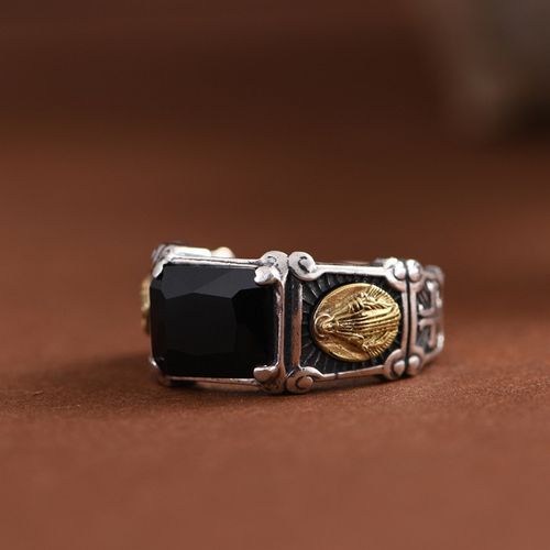 Retro-style men's ring Personal style ring