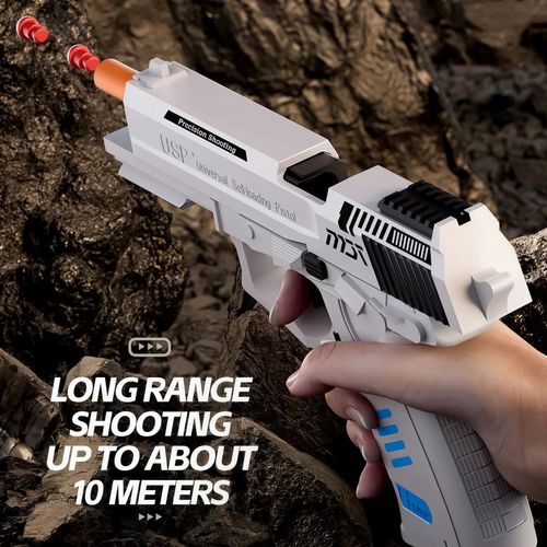 High-quality plastic imitation gun, toy gun, rubber bullet