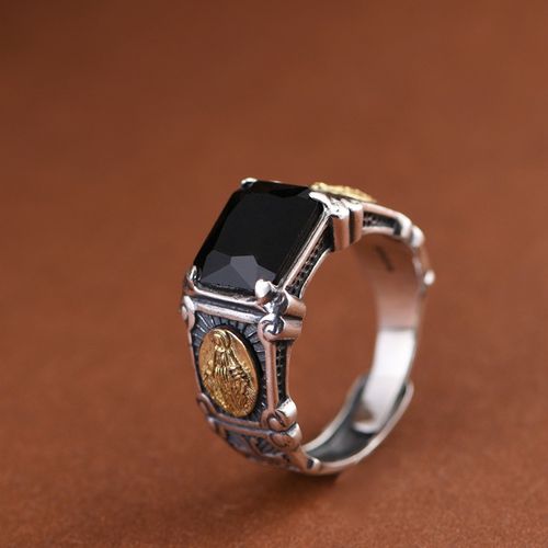 Retro-style men's ring Personal style ring