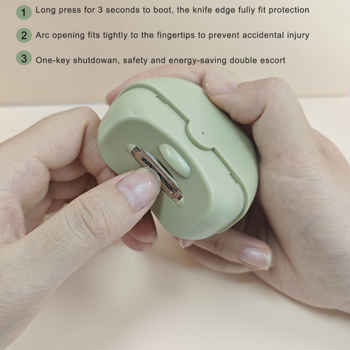 Portable electric nail clipper