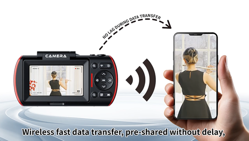 4K Mirrorless Digital Camera with Flip Screen