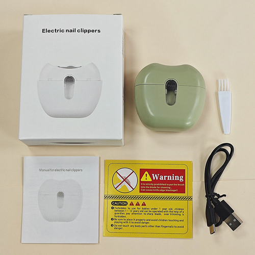 Portable electric nail clipper